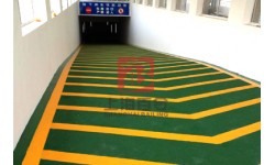 铺沙止滑坡道地坪